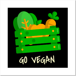 Go Vegan Posters and Art